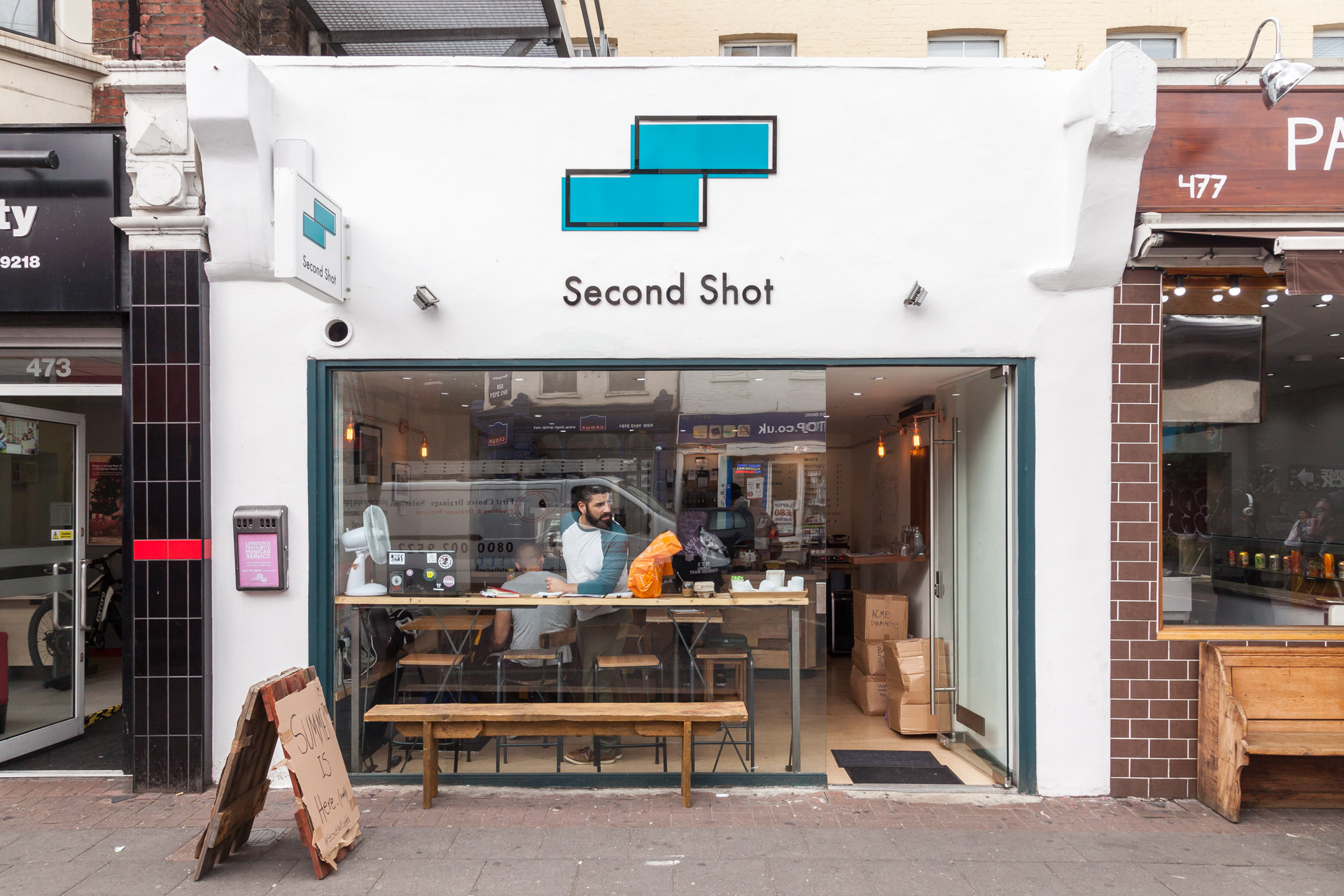 coffee shop design in east london